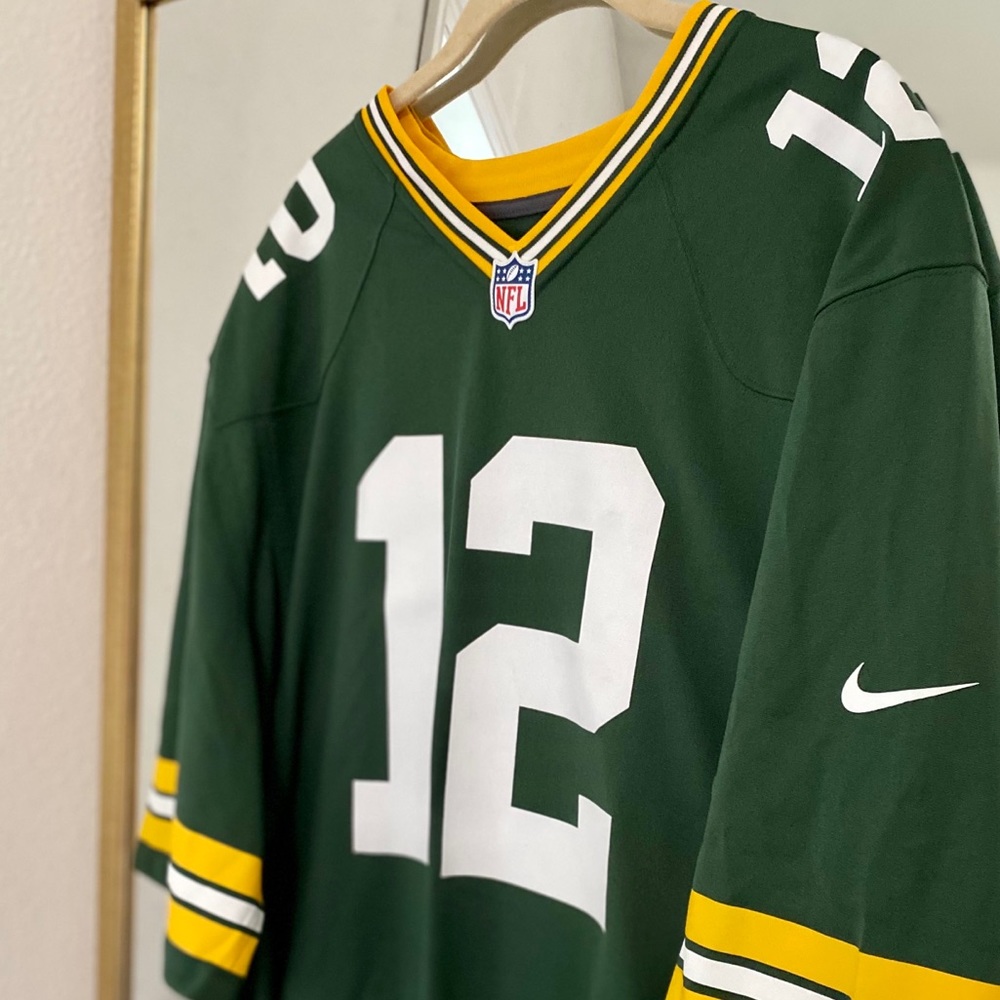 NWT Nike Aaron Rodgers Green Bay Packers On Field Jersey XXL